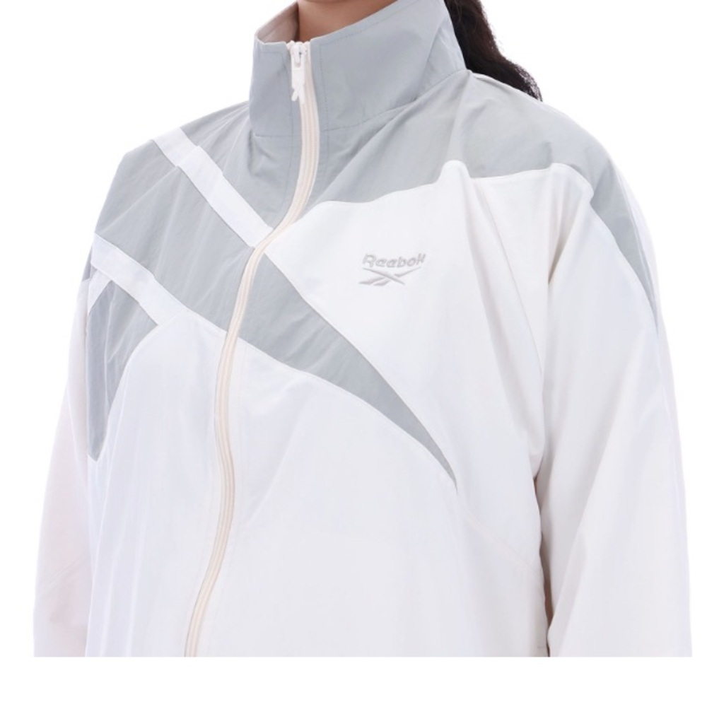 Reebok Women's White and Gray Jacket